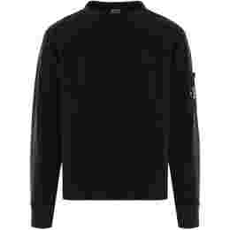◆당일◆25SS 렌즈 와펜 크루넥 맨투맨 블랙 18CMSS266A 110337O 999