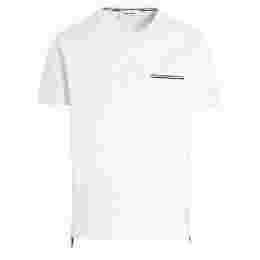 ◆당일◆25SS 삼선 포켓 라운드티 화이트 MJS010A 01454 100
