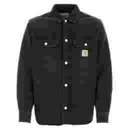 ◆당일◆24SS HARVEY 로고 패치 셔츠 자켓 블랙 I033346 894L