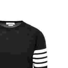 ◆당일◆25FW 사선완장 클래식 크루넥 풀오버 니트 네이비 MKA002A Y1014 415