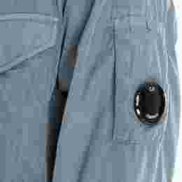 ◆당일◆25SS 렌즈 와펜 셔츠 자켓 딥블루 18CMOS095A 005904G 872