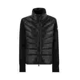 ◆당일◆25FW 로고 패치 니트 믹스 패딩 자켓 블랙 9B000 24 M1131 999