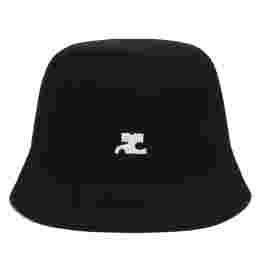 ◆당일◆24SS 시그니처 로고 패치 버킷햇 블랙 124ACP005C00024 9999