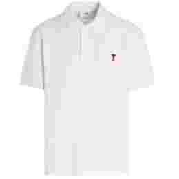 ◆당일◆25SS 하트 스몰 로고 카라 티셔츠 화이트 BFUPL001 760 100