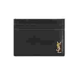 ◆당일◆25FW 금장 모노그램 카드지갑 블랙 607603 02G0W 1000