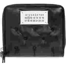 ◆당일◆25FW 글램슬램 로고 패치 반지갑 블랙 SA1UI0033 P6434 T8013
