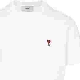 ◆당일◆25SS 하트 로고 자수 티셔츠 화이트 BFUTS035 724 100
