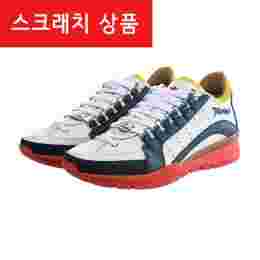 ◆스크래치◆멀티컬러 벨루어 스니커즈 화이트레드네이비 W14 SN404 V065 M313