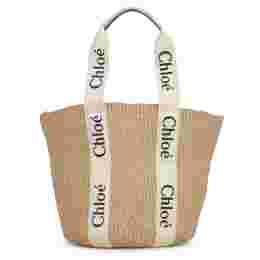 ◆당일◆25SS 우디 라지 바스켓 토트백 네추럴 CHC22SS380G55 101