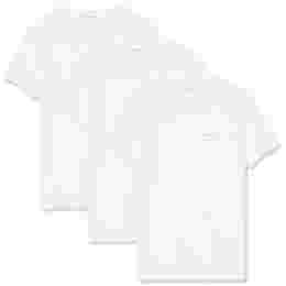 ◆당일◆25SS 로고 프린팅 3 PACK 티셔츠 화이트 M1A 389 M3PK 01