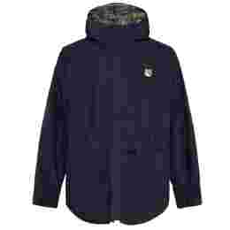 ◆당일◆23FW 바버 X 메종키츠네 폭스 패치 리버서블 밀리터리 자켓 블랙 MWB1093 BK11
