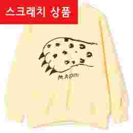 ◆스크래치◆키즈 그래픽 프린트 맨투맨 옐로우 22220142 23