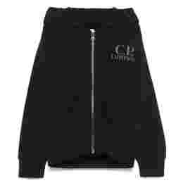 ◆키즈◆25SS 키즈 로고 프린트 후드집업 블랙 18CKSS028B 00LCA69 999