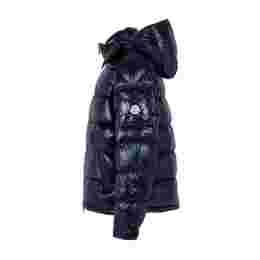 ◆당일◆25FW 마야 MAYA 로고패치 패딩 자켓 네이비 1A536 00 68950 742