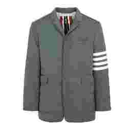 ◆당일◆24FW 사선 스트라이프 다운필 패딩 자켓 매드그레이 MJD088X 07259 035