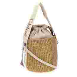 ◆당일◆25FW 우디 스몰 버킷&크로스백 베이지/와일드그레이 CHC23AS381L18 084
