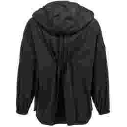 ◆당일◆25FW 로고 패치 후드 바람막이 자켓 블랙 2F000 13 596TM 999