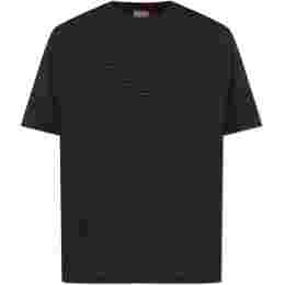 ◆당일◆25SS T-ADJUST-BIGOVAL 로고 티셔츠 블랙 A17402 0NJBM 9XX