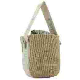 ◆당일◆25FW 우디 스몰 버킷&크로스백 베이지/민트그린 CHC23AS381L18 38A