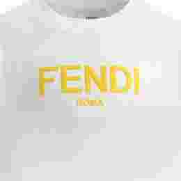 ◆키즈◆25SS 키즈 시그니처 로고 티셔츠 화이트 JUI137 7AJ F0TU9