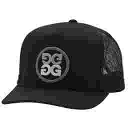 ◆당일◆22FW G'S 써클 로고 골프 매쉬 스냅백 블랙 G4AF22H85 ONYX