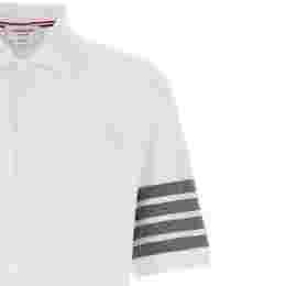 ◆당일◆25FW 사선 완장 폴로 티셔츠 화이트 MJP136G 07976 100