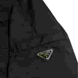 ◆당일◆25SS 삼각로고 후드 바람막이 자켓 블랙 SGA466 106O F0002