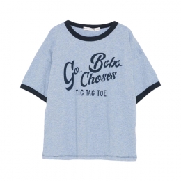 ◆키즈◆키즈 고 보보 링거 티셔츠 워시드블루 B225AC001 451