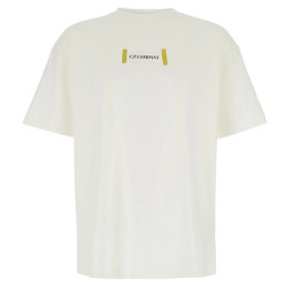 ◆당일◆25SS 로고 프린트 티셔츠 화이트 18CMTS148A 006586W 103