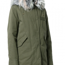 ◆15주년◆폭스퍼 레이어 패딩 자켓 카키 8WFM01393 R06X B0100