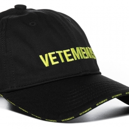 ◆당일◆24SS 로고 자수 클래식 캡 모자 블랙네온 UE52CA100X BLACK NEON