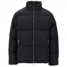 ◆당일◆23FW 슬리브 로고 자수 포인트 패딩 자켓 블랙 115711 BLACK