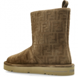 ◆당일◆25SS 아프레 쉬크 FF 모노그램 부츠 브라운 8T8606 ASA1 F0C23