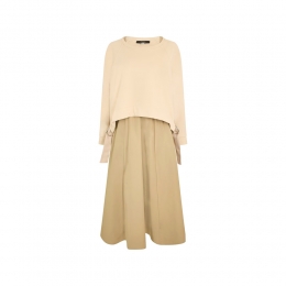 26SS 데스티노 WKDDESTINO 맨투맨 원피스 헤이즐넛브라운 2615631021 003