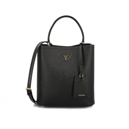 ◆당일◆25FW 사피아노 두블레 미디엄 토트백 블랙 1BA212 2ERX F0002