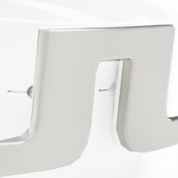 ◆당일◆22SS 브릿지 실버 로고 버클 골프 벨트 화이트 GMAC05676 0000