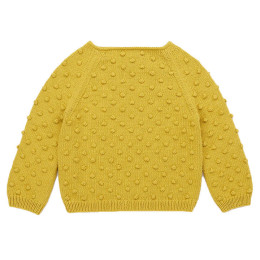 ◆키즈◆25SS 키즈 팝콘 니트 옐로우 K1035S25 703