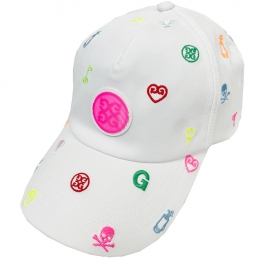 ◆당일◆25FW 자수 아이콘 스트레치 트윌 캡모자 스노우 GLH000012 SNO