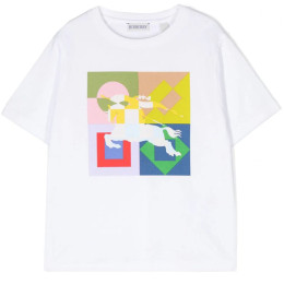 ◆키즈◆24SS 키즈 그래픽 로고 프린팅 티셔츠 화이트 8079789