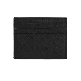 ◆당일◆25FW 사피아노 메탈 은장로고 카드지갑 블랙 2MC223 QME F0002