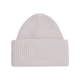 ◆당일◆25FW 라지 페이스 패치 울 비니 라이트그레이 C40424 AAB