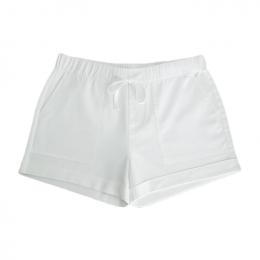 ◆14주년◆밴딩 포켓 쇼트팬츠 화이트 B3656-654-303