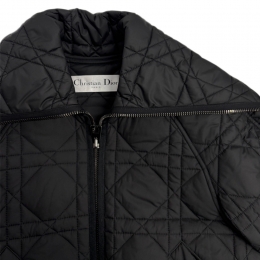 ◆당일◆25FW 로고 자수 까나쥬 퀄팅 다운 자켓 블랙 557C46A2827 9000