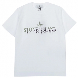 ◆키즈◆25SS 여성 로고 프린트 티셔츠 화이트 K1S16 2100010 S0150 V0001