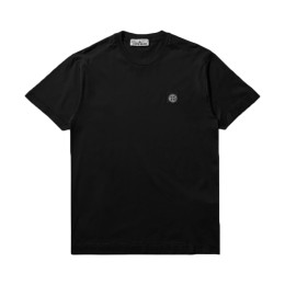 ◆당일◆25FW 로고 패치 가먼트다이 티셔츠 블랙 K2S15 2100027 S0013 V0029