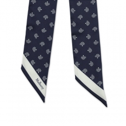 ◆당일◆24FW 트리 자카드 스키니 스카프 나이트스카이 VS4774 984 U888