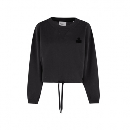 ◆당일◆25FW 마고 MARGO 크롭 맨투맨 페이드블랙 SW0005FA A1M07E 02FK