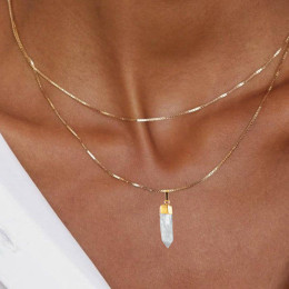 ◆당일◆22FW 클래식커넥트 스톤 펜던트 락크리스탈 CLASSICCONNECT ROCKCRYSTAL