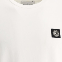 ◆당일◆23FW 로고 패치 티셔츠 화이트 101524113 A0001
