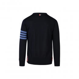 ◆당일◆26SS 사선완장 클래식 울 가디건 네이비 MKC002B Y1014 415